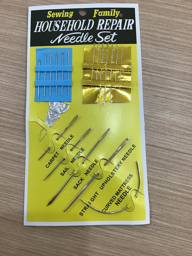 SET DE AGUJAS HOUSEHOLD REPAIR 25 PIEZAS