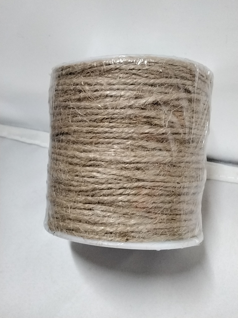 HILO DE HENEQUEN ROLLO DE 100 YD COLOR NATURAL 
