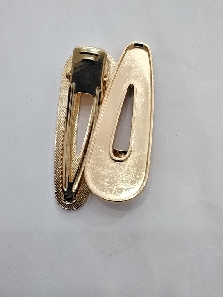 GANCHOS PARA RESINA PINZA LISA ABERTURA PAQ PAR COLOR BRONCE
