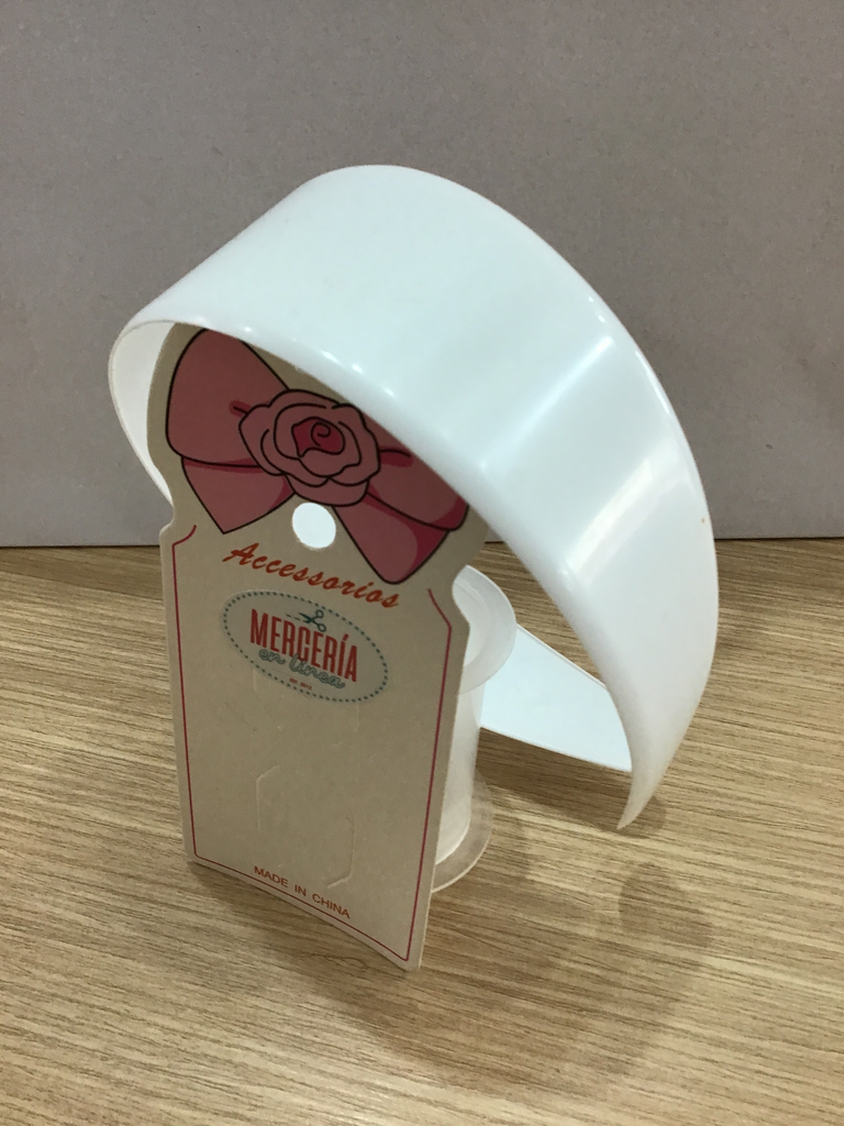 VINCHAS PARA FORRAR SIN DIENTES PLÁSTICAS 4.5cm 2" COLOR BLANCO