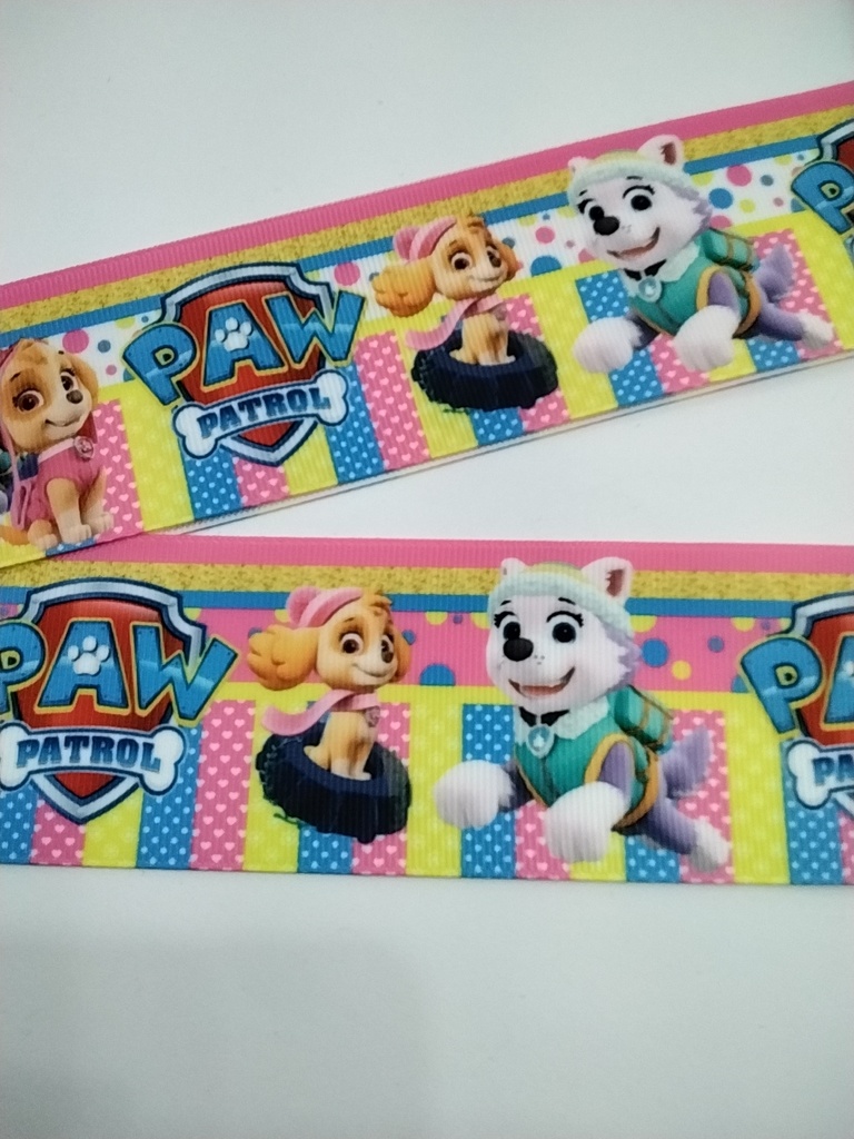 CINTA  ESTAMPADA 2"  MODELO PAW PATROL
