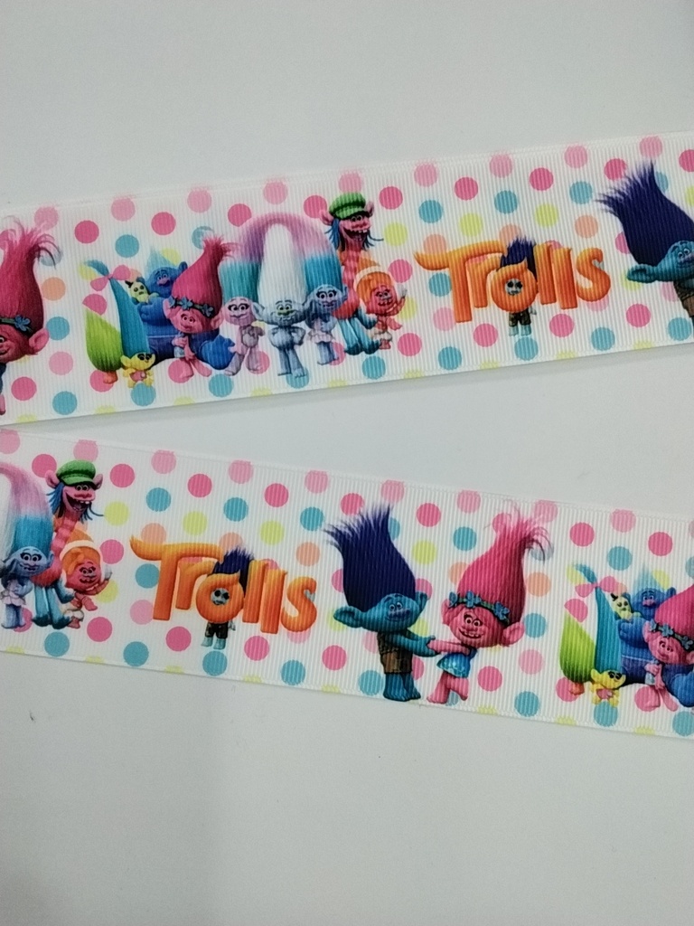 CINTA  ESTAMPADA 2"  TROLLS