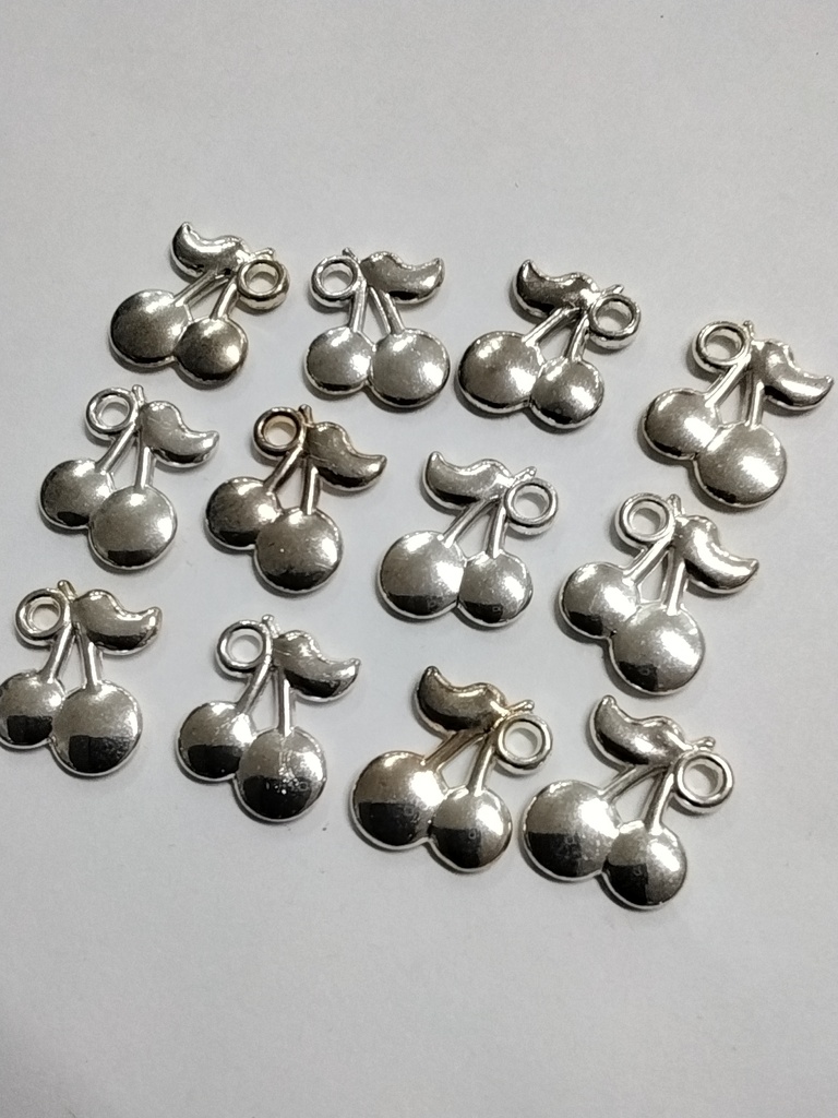DIJE CEREZAS DE FANTASÍA PAQ 12 PZS
