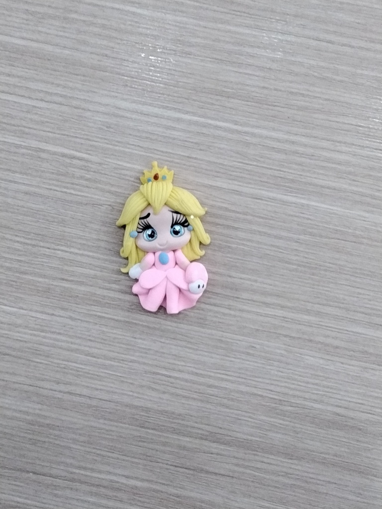 APLIQUE PORCELANA FRÍA PRINCESA MARIO BROS