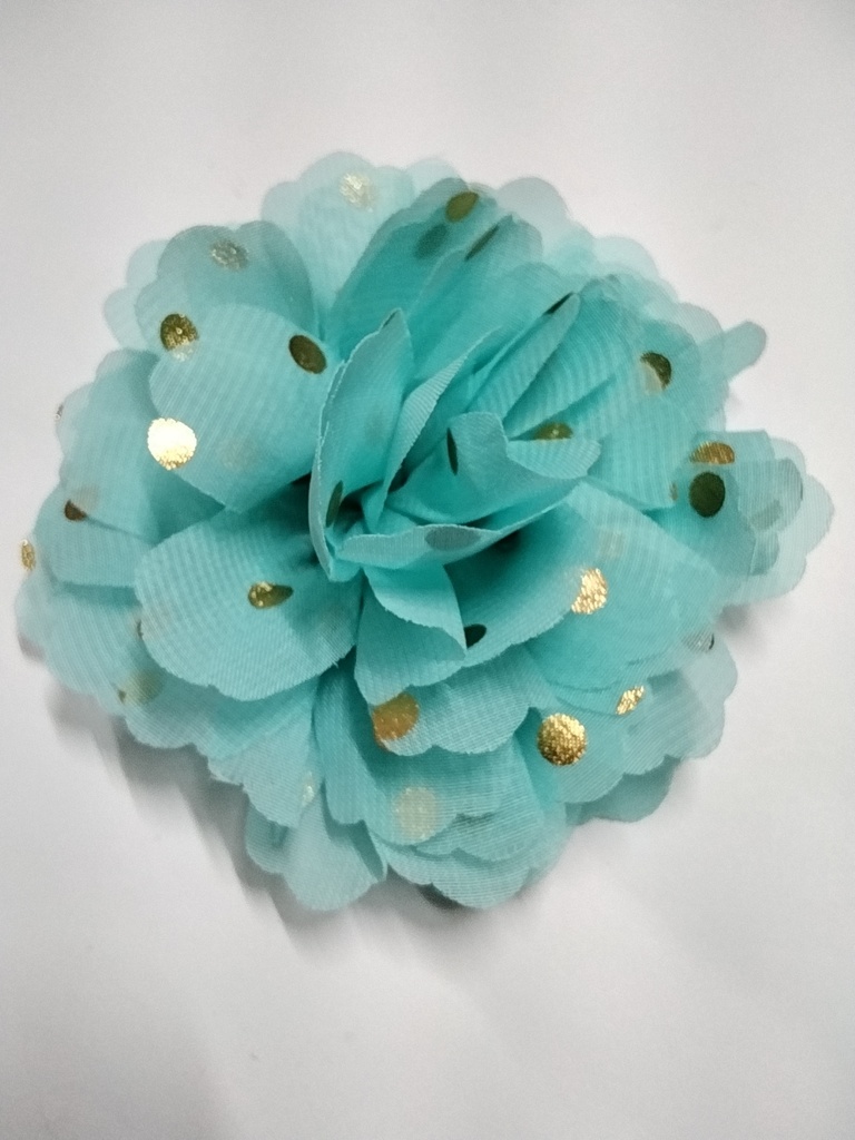 FLORES LUNARES DORADOS GRANDE 10 cm 