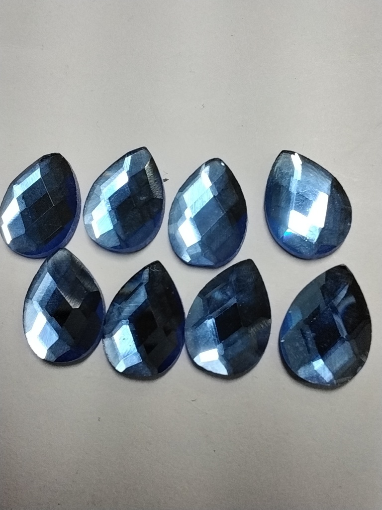 GOTAS DE VIDRIO SIN BASE 14mm PAQ DE 4 PARES 