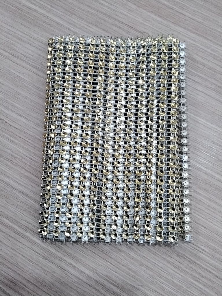 MALLA DE STRASS DE PLÁSTICO PAQ 1/2 YD 
