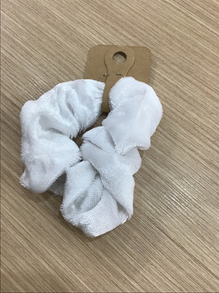SCRUNCHIES TERCIOPELO CORTO UNICOLOR 