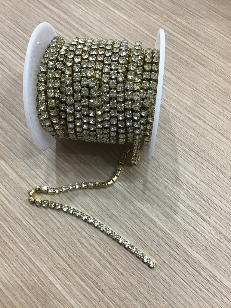 STRASS TIRA DE RHINESTONE 3mm 