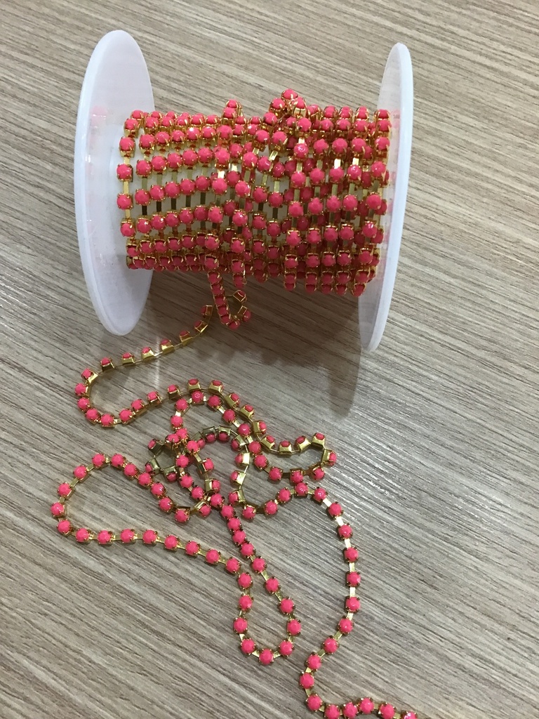 STRASS BASE DORADA 3mm