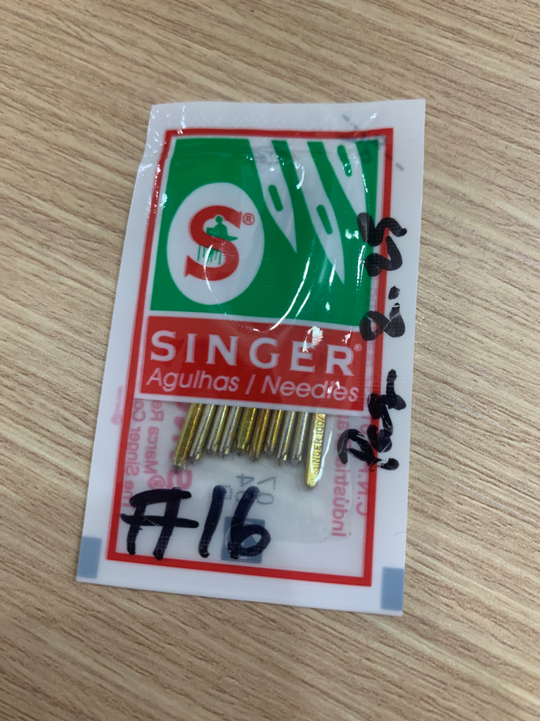 AGUJAS PARA MÁQUINA DE COSER  SINGER PAQUETE DE 10 AGUJAS 