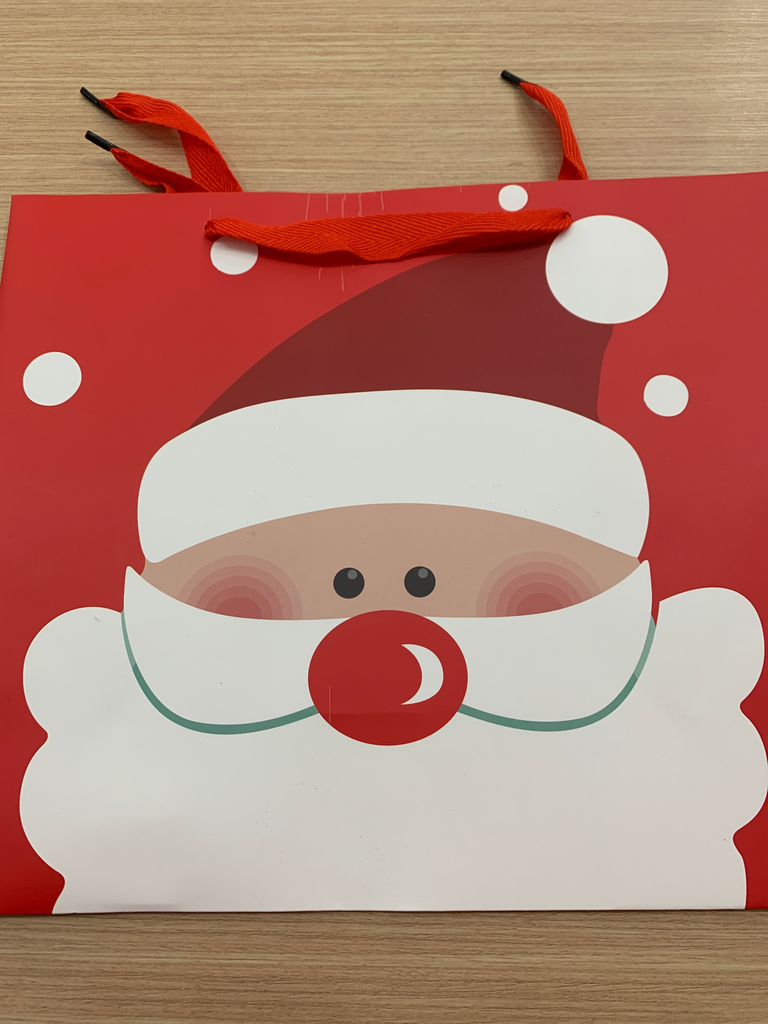 BOLSA MERRY CHRISTMAS PARA REGALO GRANDE 31x28x12cm 