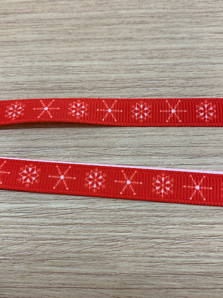 CINTA ESTAMPADA NAVIDAD 3/8"