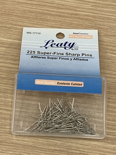 [ALCLE] ALFILERES CAJITA CON 225 PZS FINOS Y AFILADOS LEATY