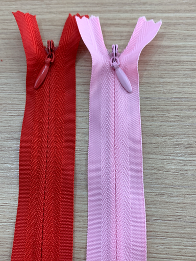 CIERRE/ZIPPER 25 cm # 10 INVISIBLE