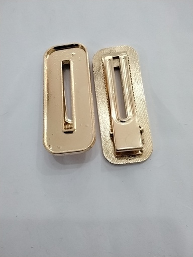 [GPRR-BR] GANCHOS PARA RESINA RECTÁNGULO PAQ/PAR COLOR BRONCE