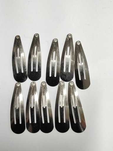 [GCP4-10] GANCHOS CLIPS PLATEADO 4cm PAQ 10 PZS COLOR PLATEADO