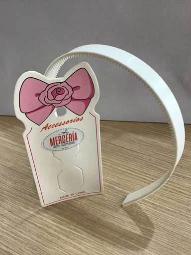[VPFCD15-BL] VINCHAS PARA FORRAR CON DIENTES PLÁSTICAS 1.5cm COLOR BLANCO