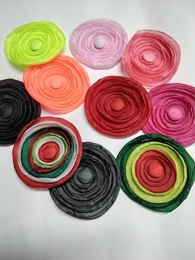 FLORES DE CAPAS 7cm REDONDA  