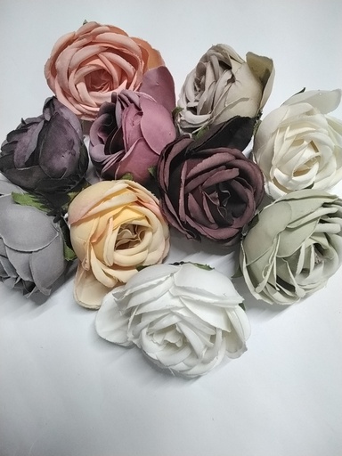 FLORES ROSA VINTAGE MEDIANA 4cm 