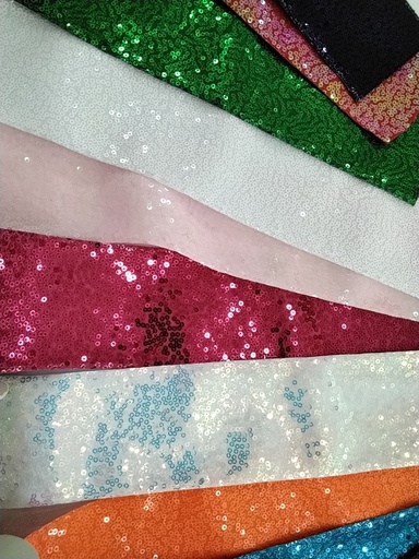 CINTA MINI LENTEJUELAS BRILLANTE 3"