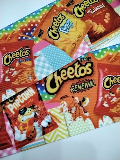 CINTA  ESTAMPADA 3" MODELO CHEETOS