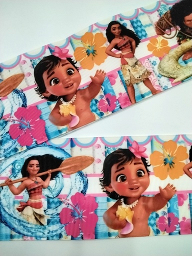 CINTA  ESTAMPADA 3" MODELO MOANA