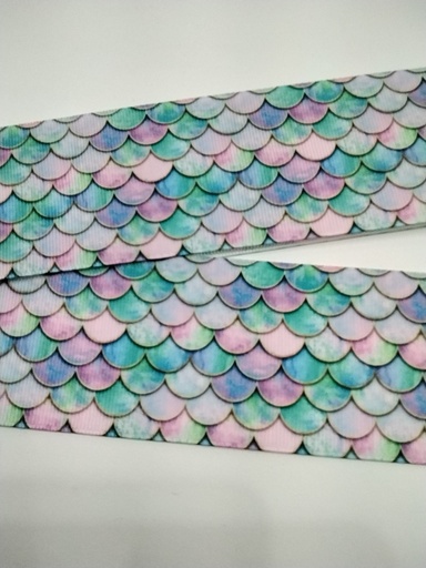CINTA  ESTAMPADA 2"  MODELO ESCAMAS