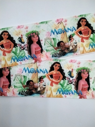 CINTA  ESTAMPADA 2"  MODELO MOANA