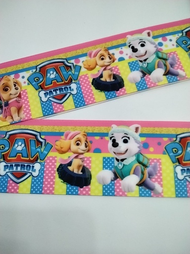 CINTA  ESTAMPADA 2"  MODELO PAW PATROL