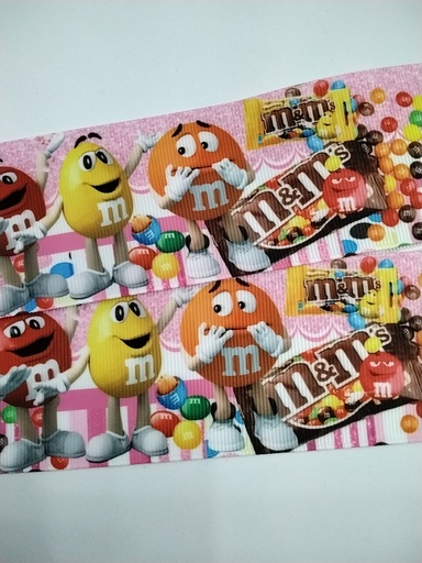 CINTA  ESTAMPADA 2"  MODELO M & M