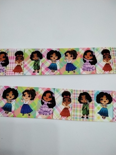 CINTA  ESTAMPADA 1.5" MODELO ENCANTO