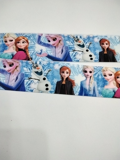 CINTA  ESTAMPADA 1.5" MODELO FROZEN
