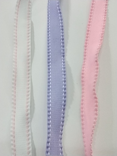 CINTA COSTURA CON BORDE RUCHADO 5/8"