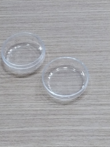 FRASQUITO ACRÍLICO PARA BISUTERÍA 2cm TRANSPARENTE