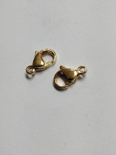 BROCHE HOOK PARA LLAVEROS Y CADENA FANTASÍA 6x11mm PAQ 2 PZS                                     