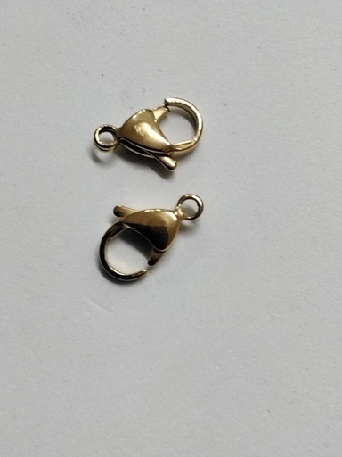 BROCHE HOOK PARA LLAVEROS Y CADENA FANTASÍA 8x15mm PAQ 2 PZS                                   