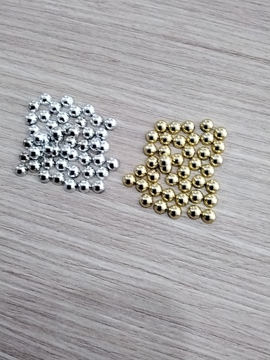 MINI MEDIA PERLA 4mm aproximadamente 50 PZAS