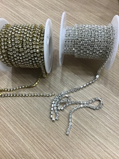 STRASS TIRA DE RHINESTONE 3mm 