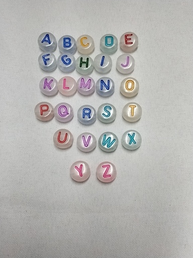 LETRAS ABECEDARIO QUE BRILLA EN LA OSCURIDAD 4 gr