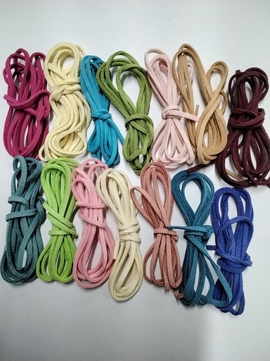 TIRAS DE CUERO PLANO 1 YD 