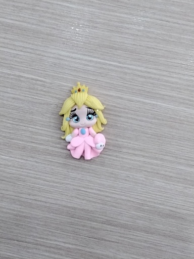 APLIQUE PORCELANA FRÍA PRINCESA MARIO BROS