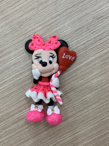 APLIQUE PORCELANA FRÍA MINNIE LOVE