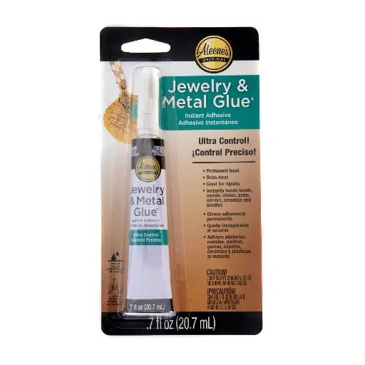 [21709] PEGAMENTO INSTANTANEO JEWELRY & METAL GLUE ALEENES 0.7 fl. oz. (20.7 ml) 